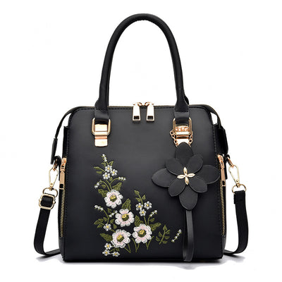 Černá taška Elise Floral Model