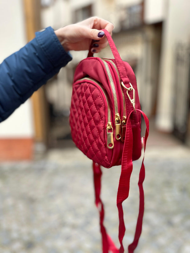 Mini Bag & Red Rosu Ella Batock