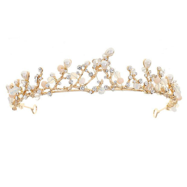 Tiara aurie de mireasa - TIARA CONCEPT STORE