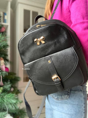 Rucsac negru fundita 4 in 1 Nelly - TIARA CONCEPT STORE