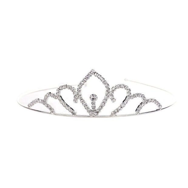 Tiara argintie cu pietre - TIARA CONCEPT STORE